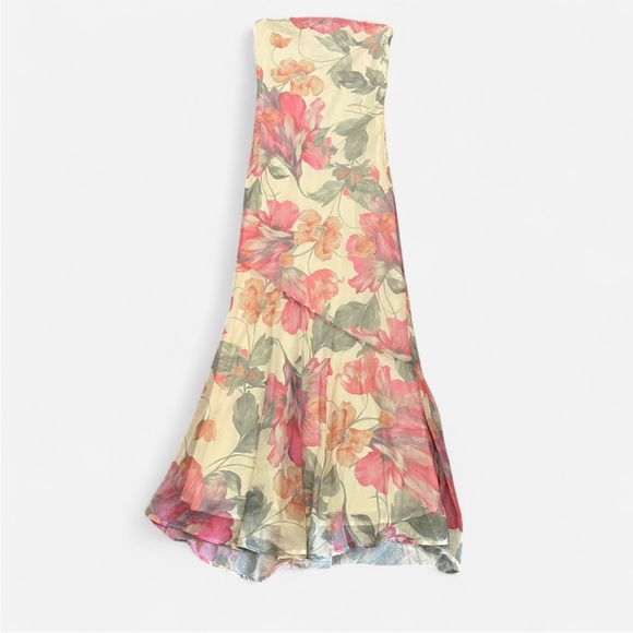 PEPPERMAYO Under The Pagoda Maxi Dress in Yellow Peony Floral Size US 4 Small - Picture 4 of 7